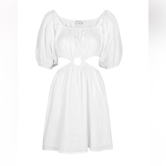 Faithfull the brand Almere cutout linen mini dress - Picture 4 of 11